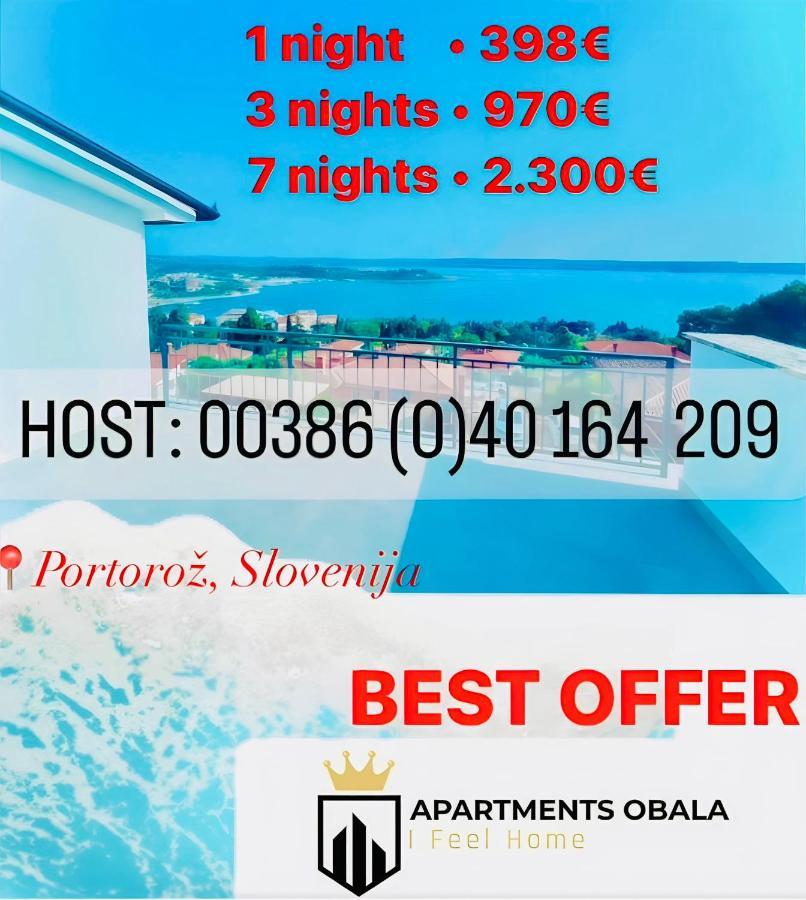 Apartma Portoroz Exterior foto